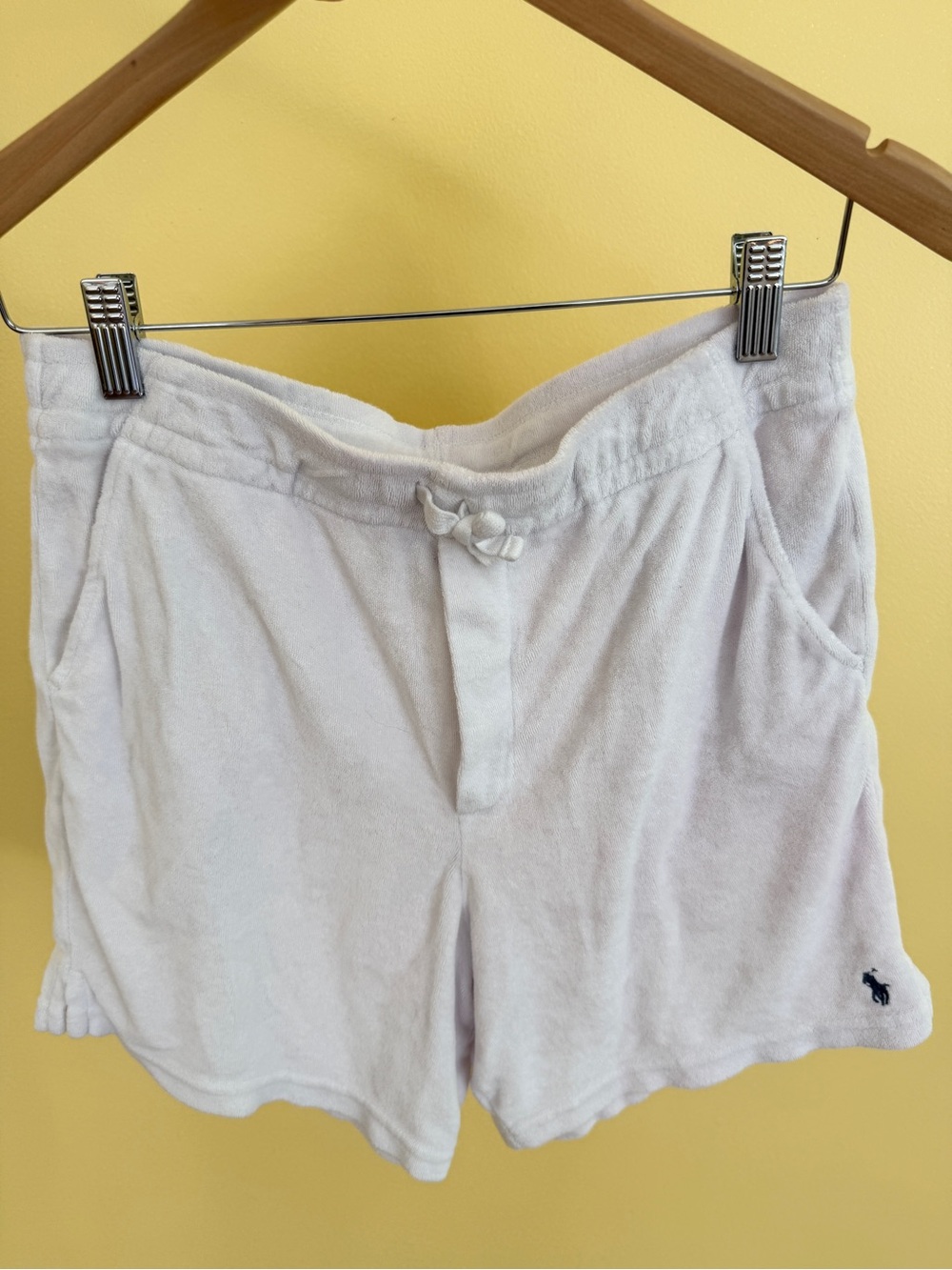 POLO by Ralph Lauren White Terry Boys Athletic Shorts Size XL (18-20)